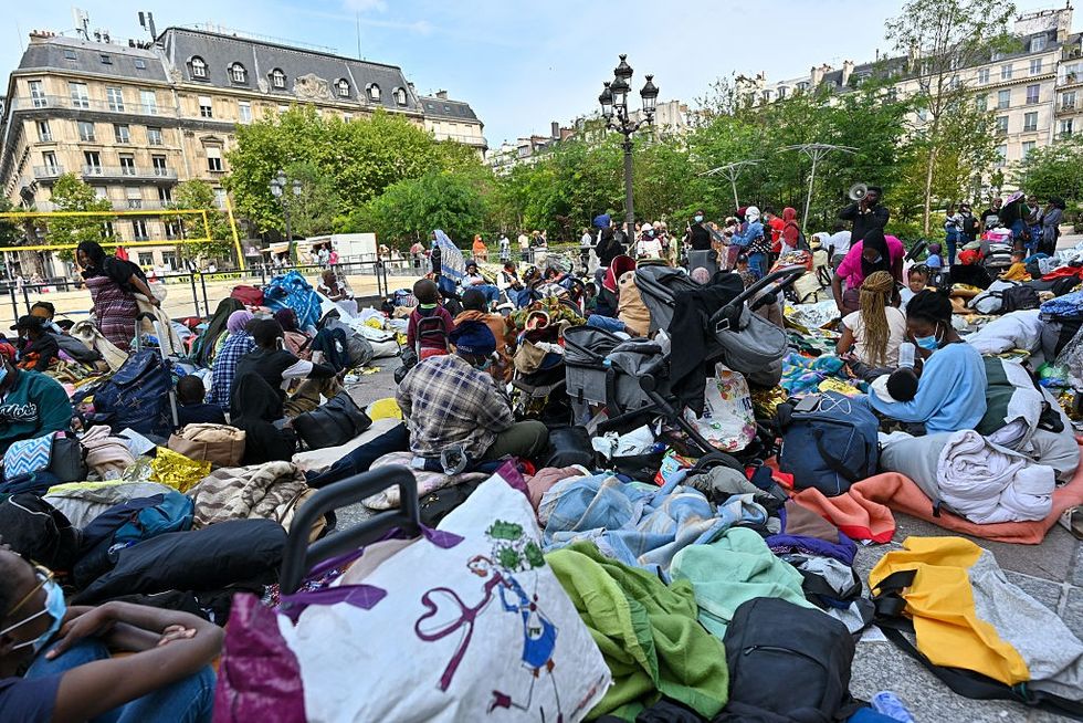 A group of Migrants