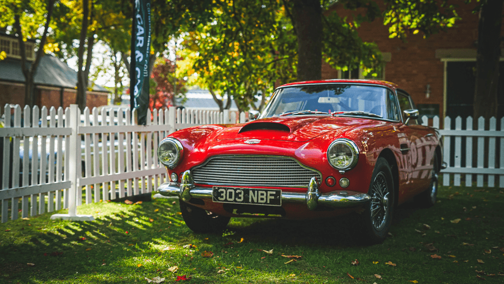 A parked classic car (stock image)