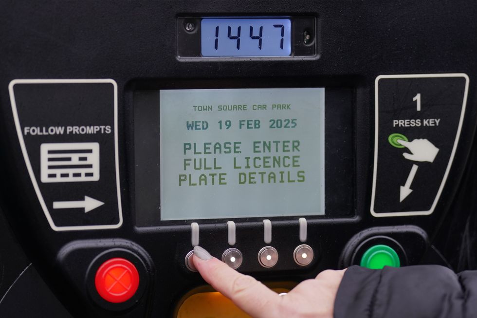 A parking meter