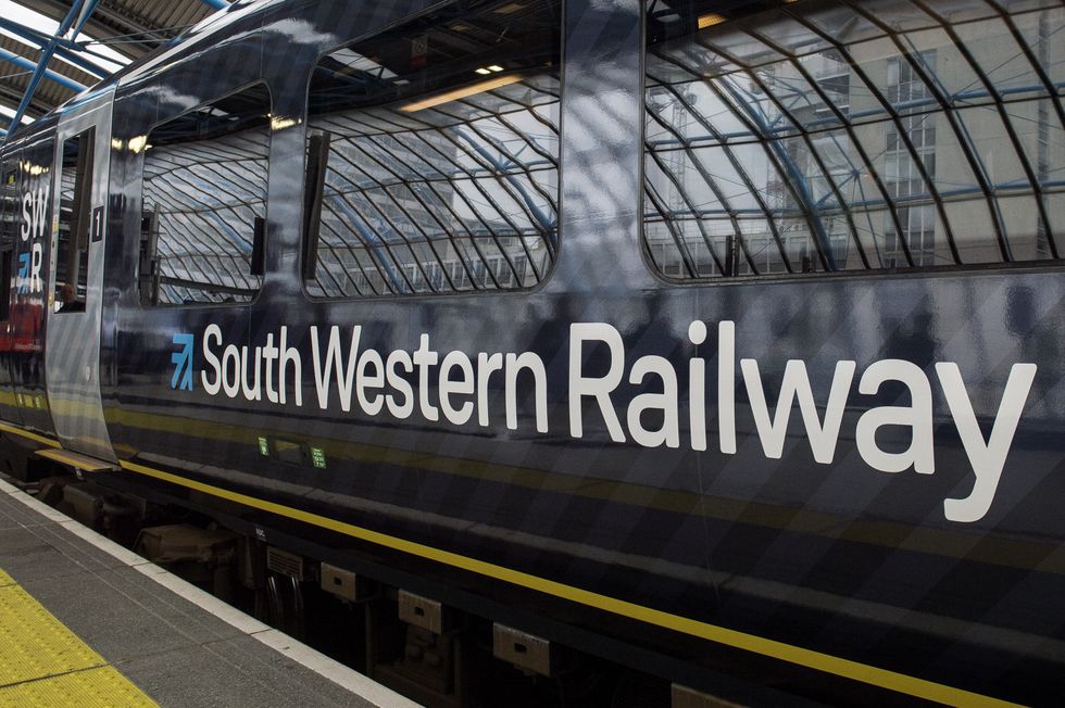 A South Western Railway train