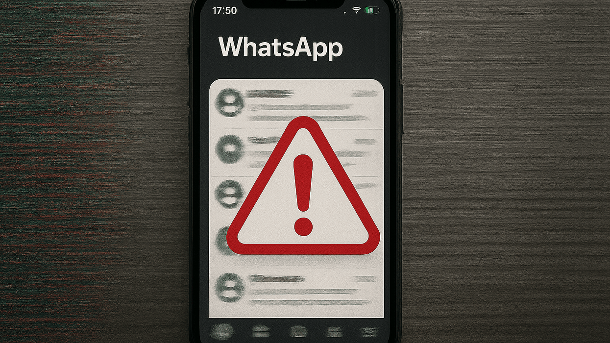 Alert on message center on WhatsApp