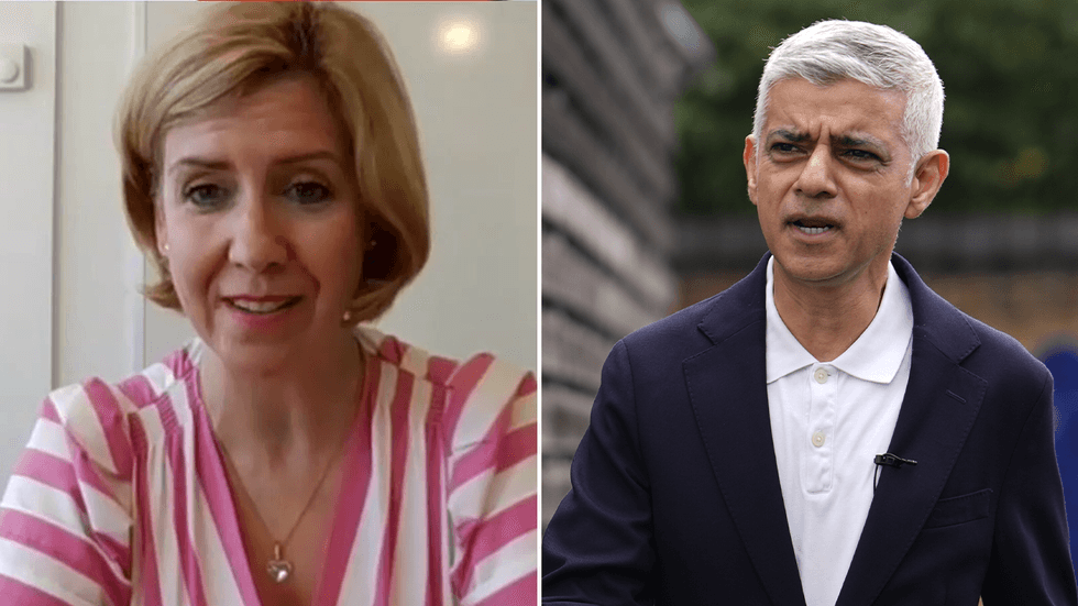 Andrea Jenkyns and Sadiq Khan