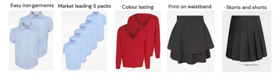 Asda's Back to School range