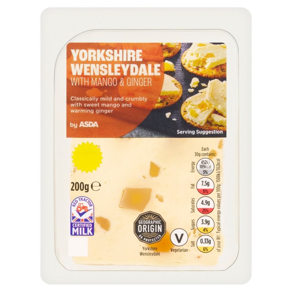Asda's Yorkshire Wensleydale with Mango & Ginger