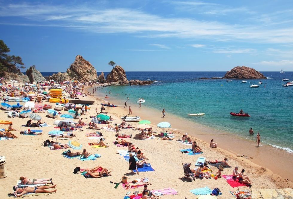 Beach in Costa Brava, Spain