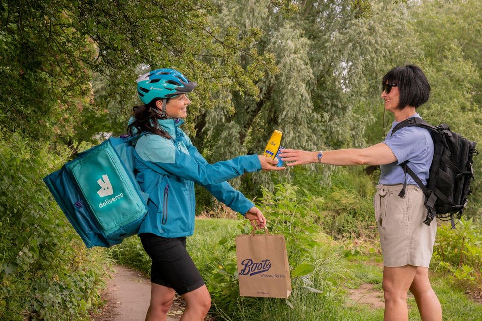 Boots and Deliveroo giving walker products