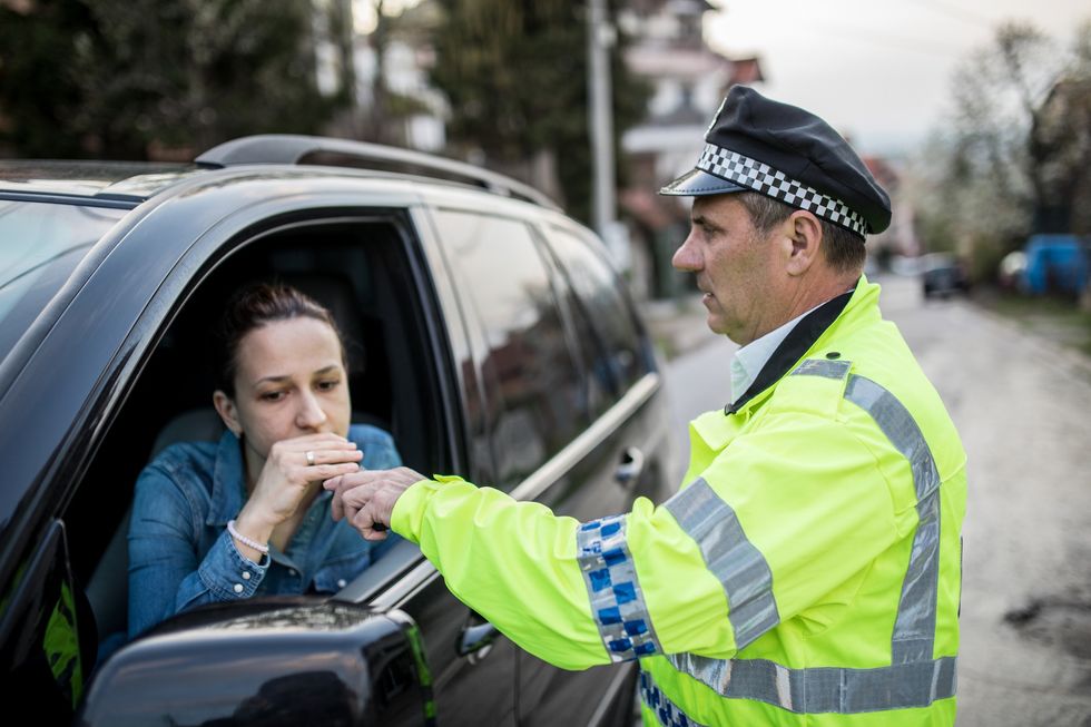 Breathalyser test (stock image)