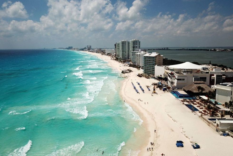 Cancun beach Mexico