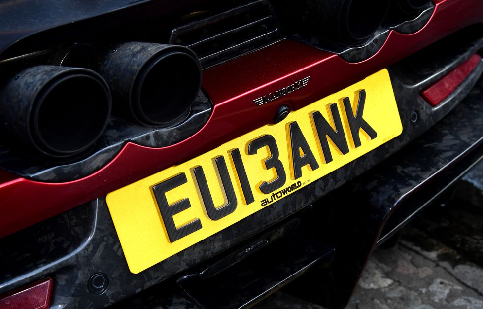 Chris Eubank Junior's number plate