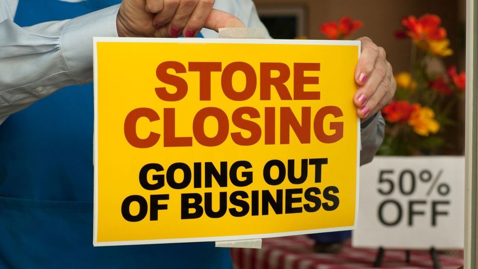 Closing down
