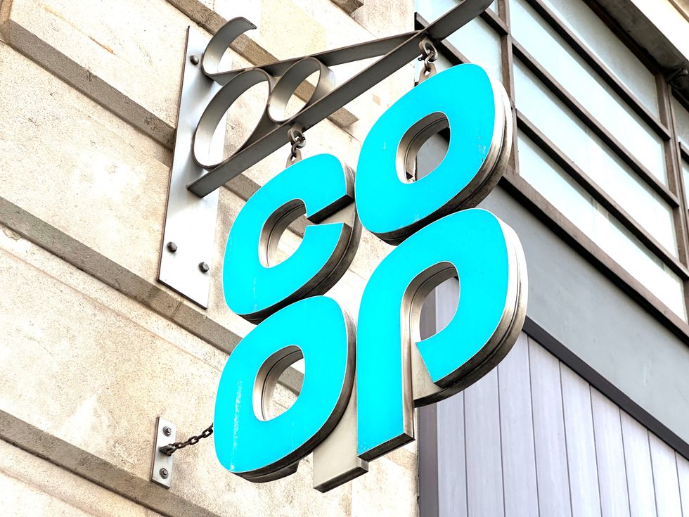 Co-op store sign