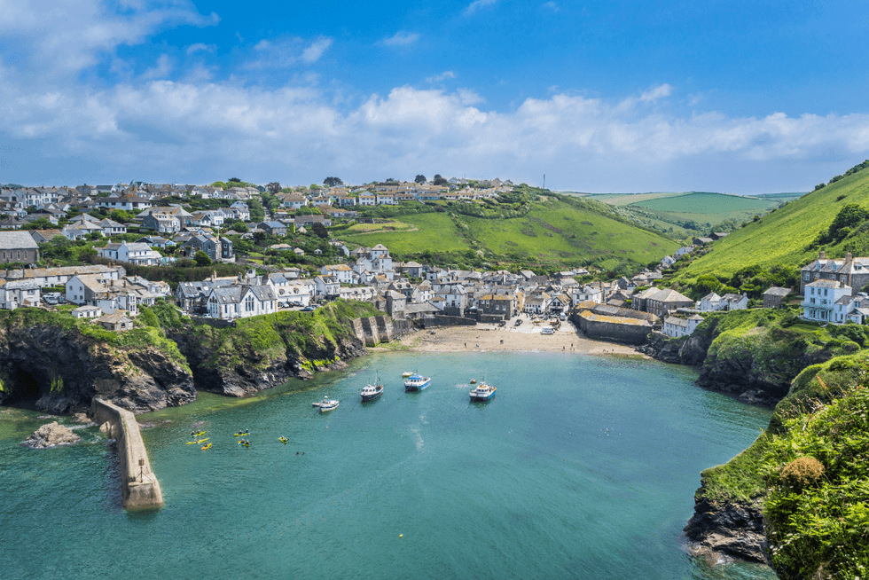 Cornwall aerial view