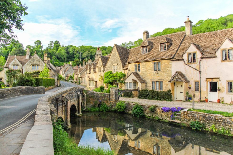 Cottages in Castle Combe, Cotswolds