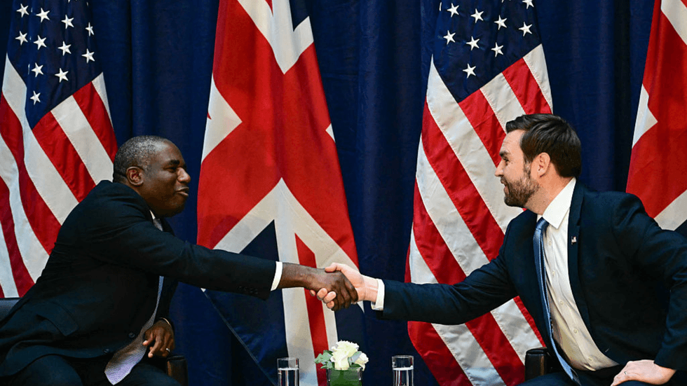 David Lammy and JD Vance