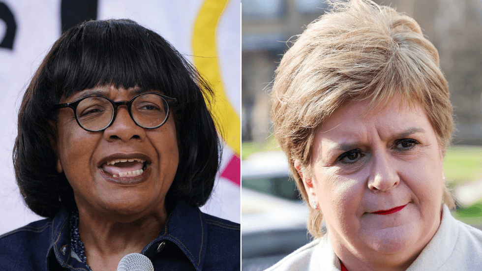 Diane Abbott and Nicola Sturgeon