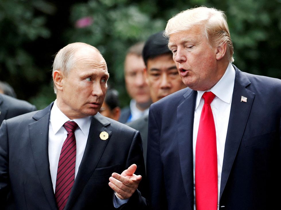 Donald Trump and Vladimir Putin