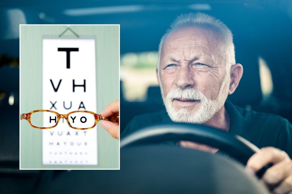 Eyesight test and an elderly driver