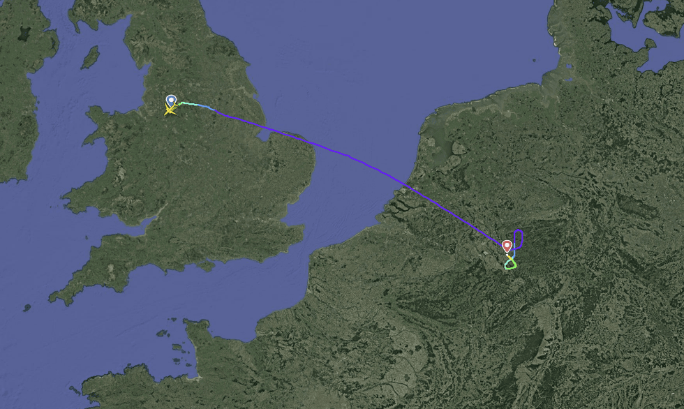 Flightradar map