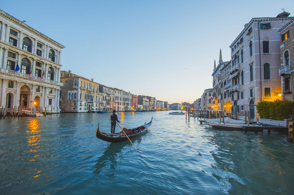 Gondola ride in Venice, Italy