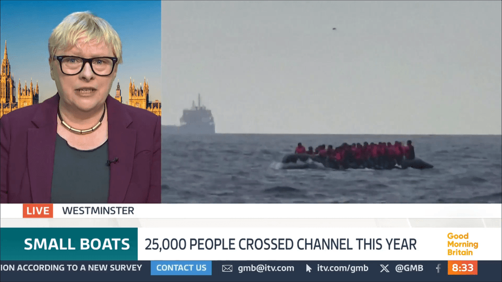 ITV GMB: Dame Angela Eagle