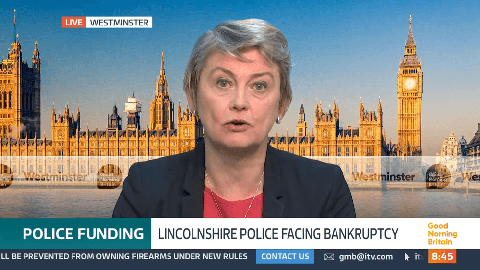 ITV GMB: Yvette Cooper