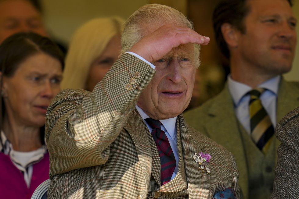 King Charles and Lady Sarah Chatto