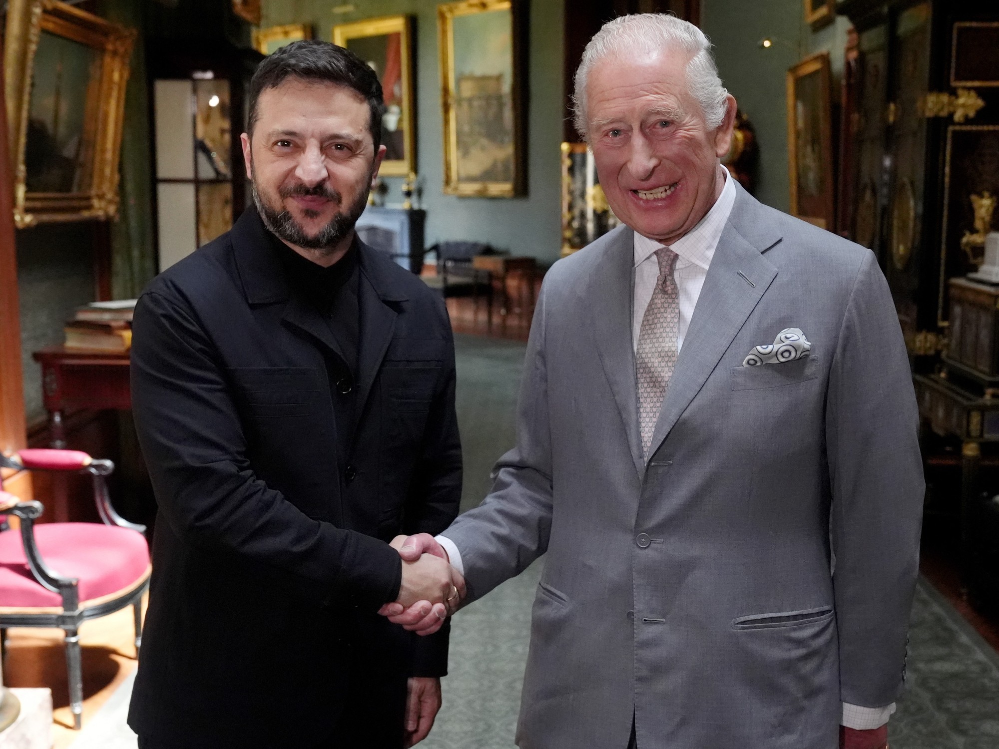 King Charles, Volodymyr Zelensky