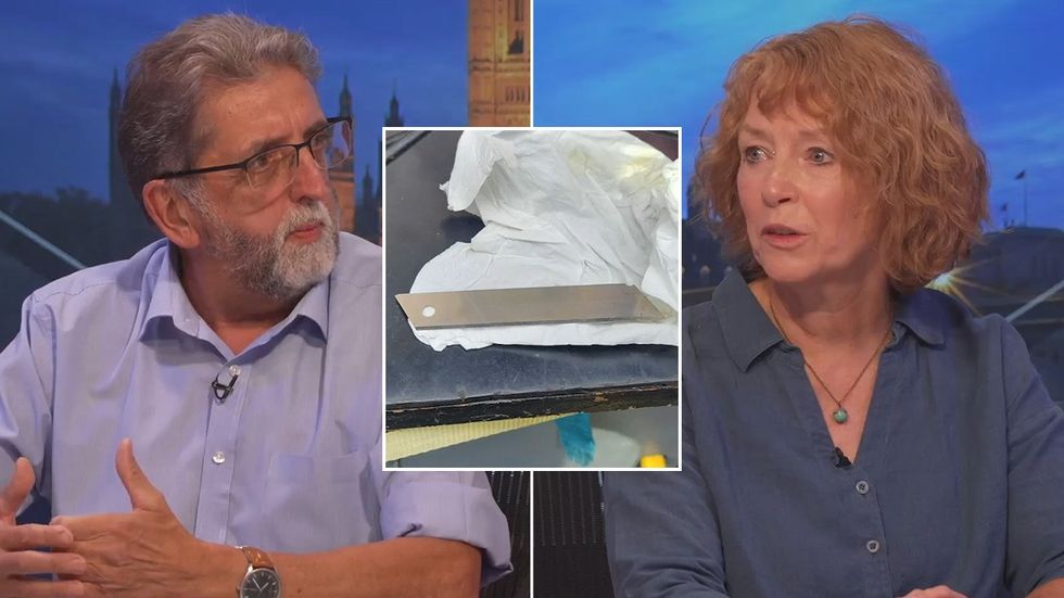 Lancashire couple, migrant weapon