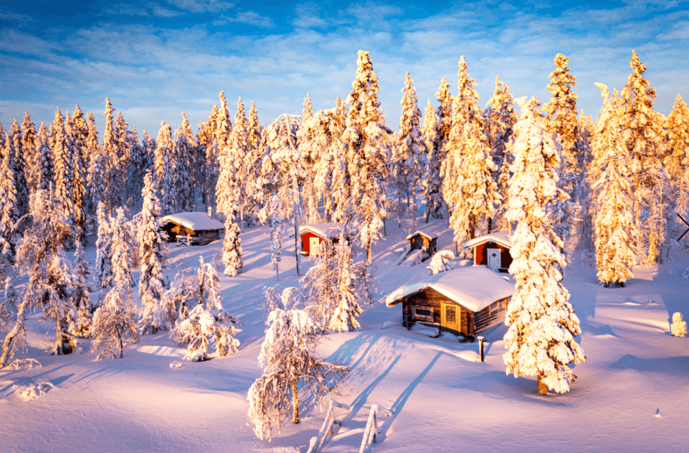 Lapland snow