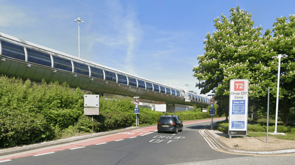 Manchester Airport T2 signs