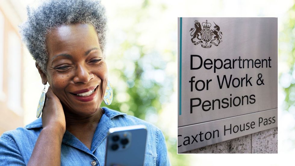 Older woman and DWP