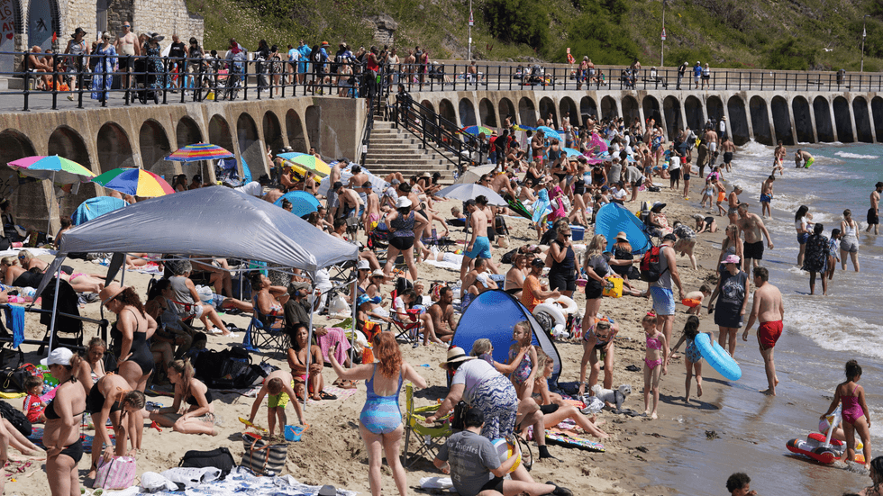 People at the beach