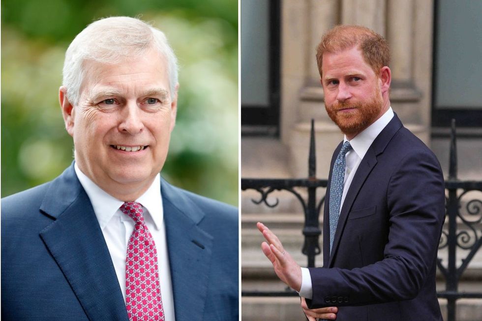 Prince Andrew and Prince Harry