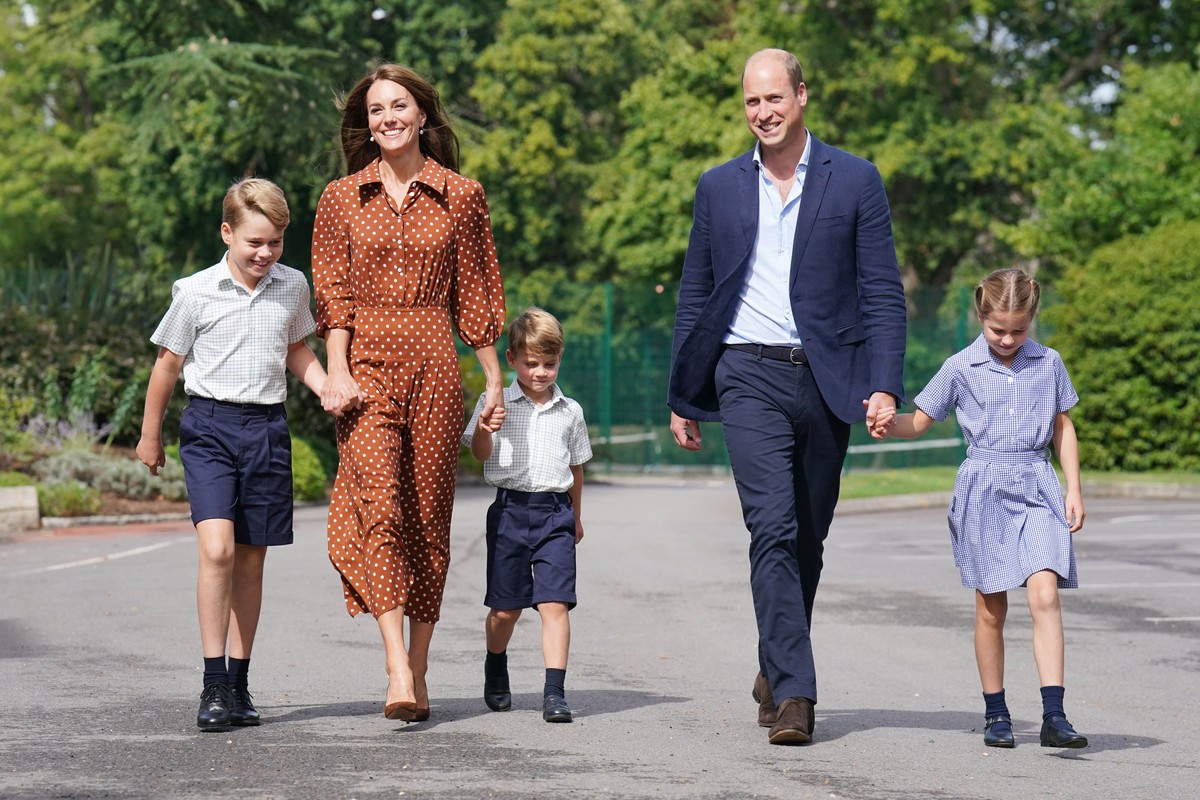 Prince George, Kate Middleton, Prince Louis, Prince William, Princess Charlotte