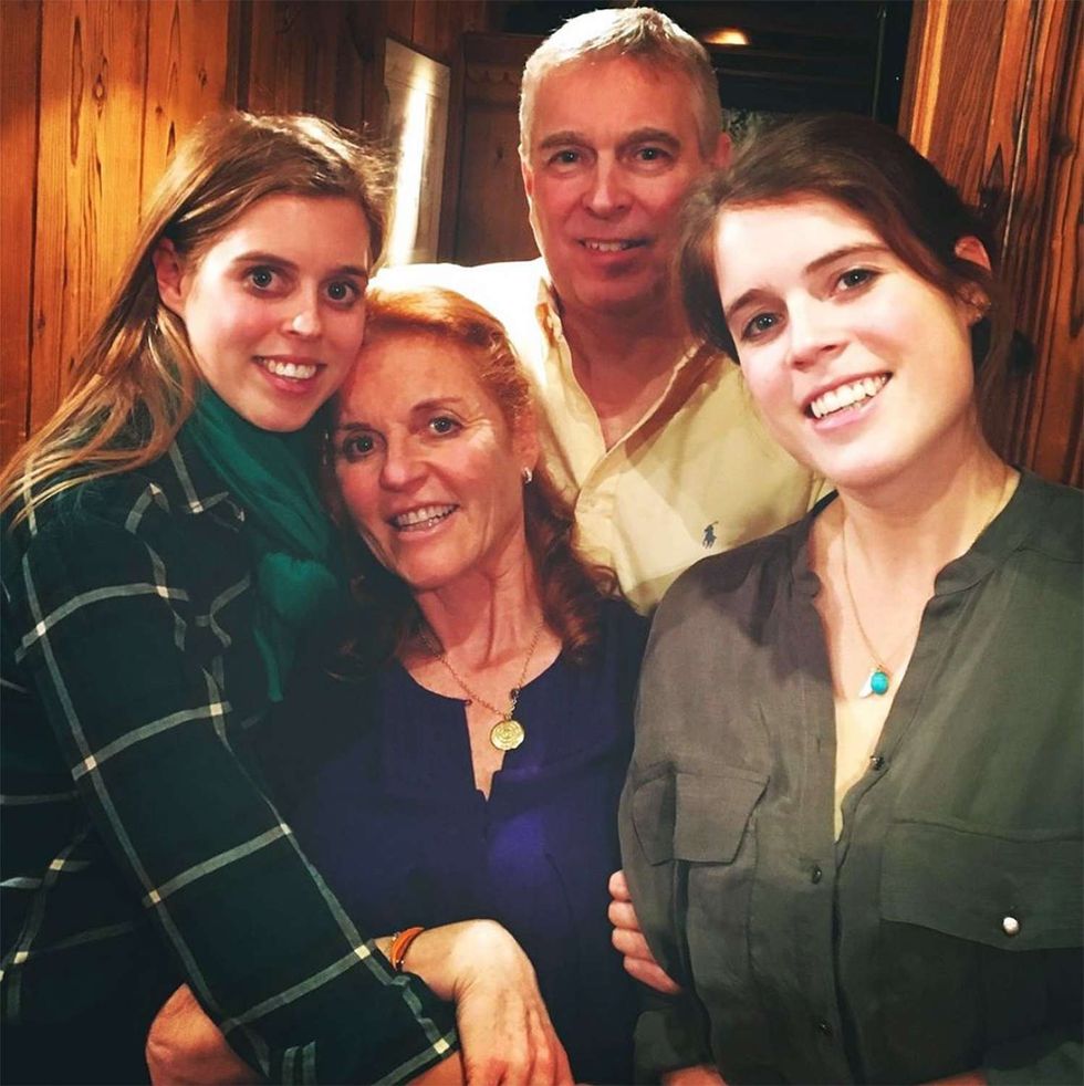 Princess Eugenie, Prince Andrew and Sarah Ferguson