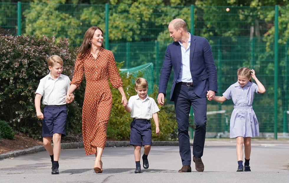 Princess Kate, Charlotte, Louis and George
