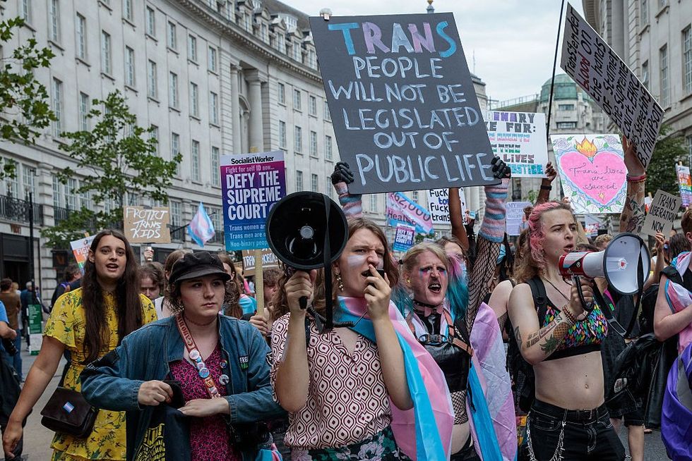 Protests from Trans Pride 2025