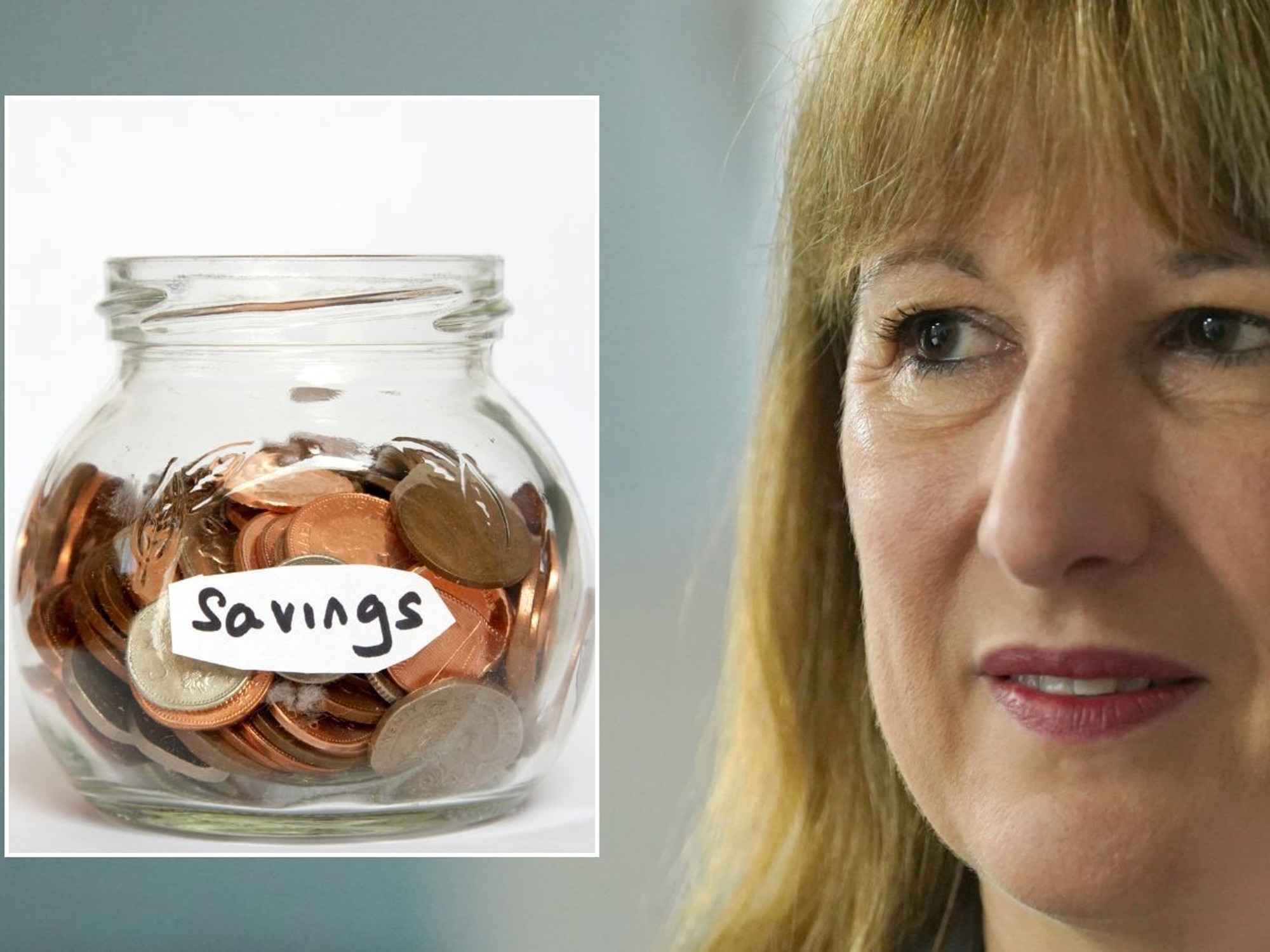 Rachel Reeves and savings pot