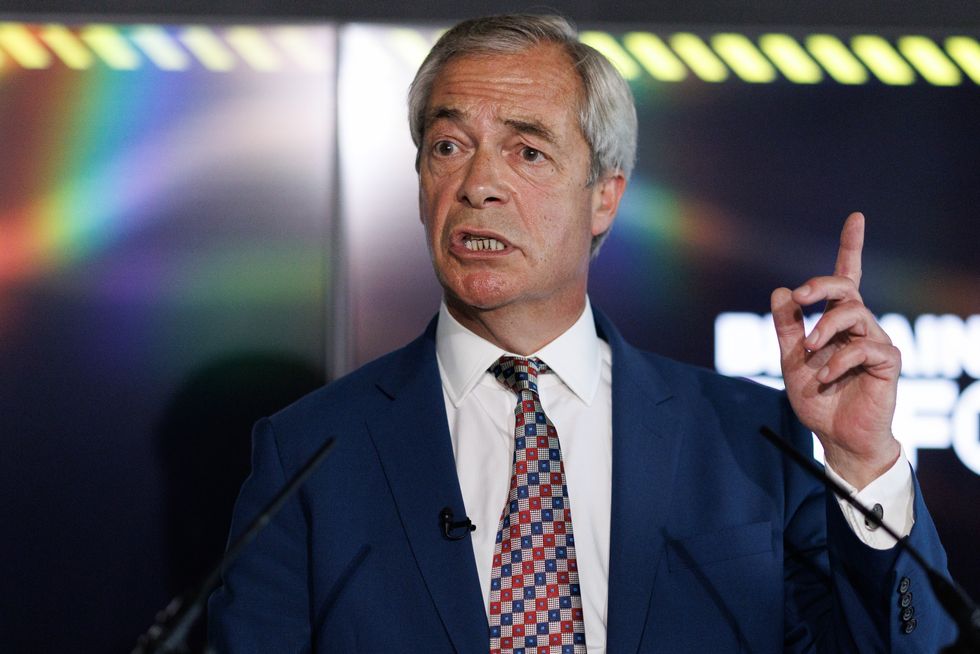 Reform UK leader Nigel Farage