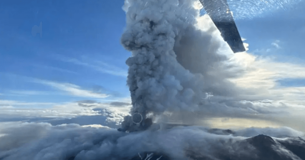 Russian Volcano on Kamchatka Peninsula