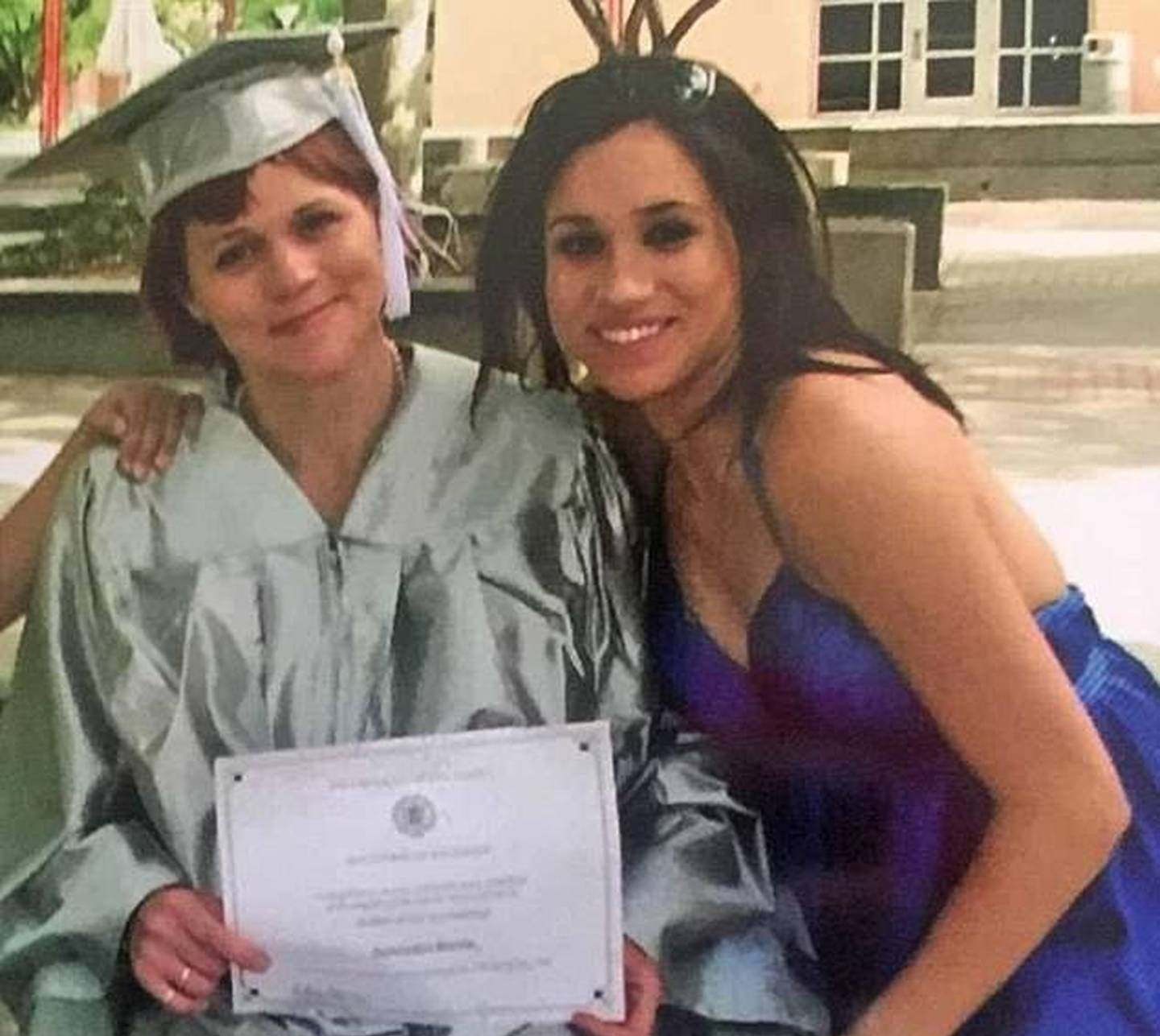 Samantha Markle and Meghan Markle