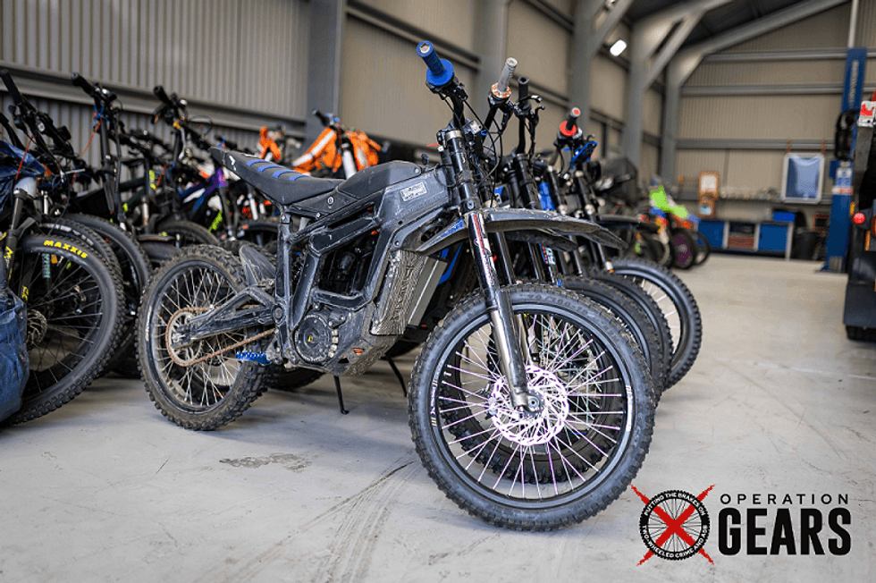 Seized e-bikes