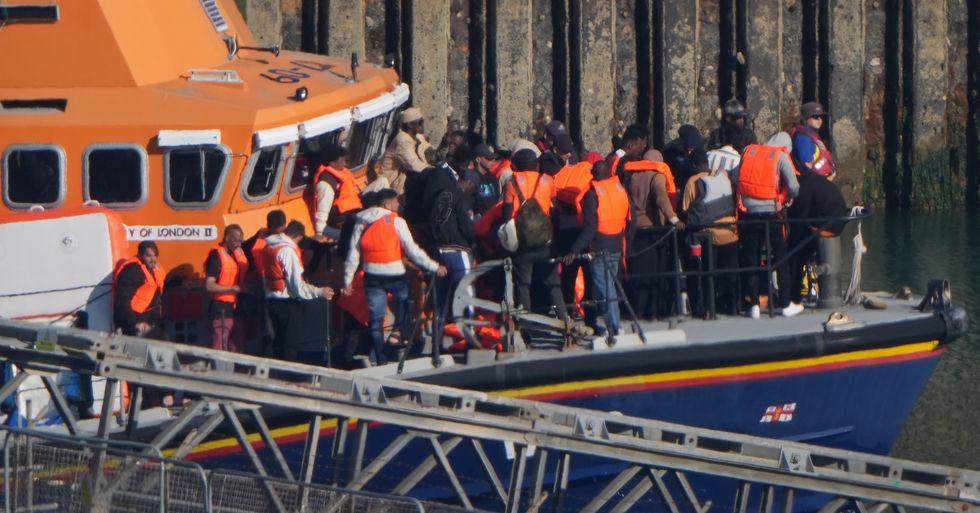 Small boat migrants