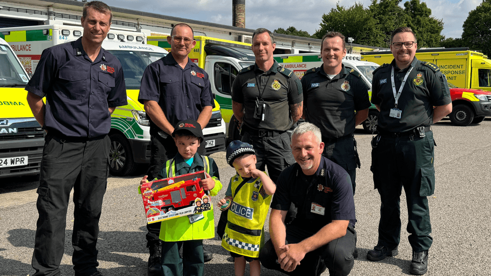 Stanley Dunmore meeting emergency responders