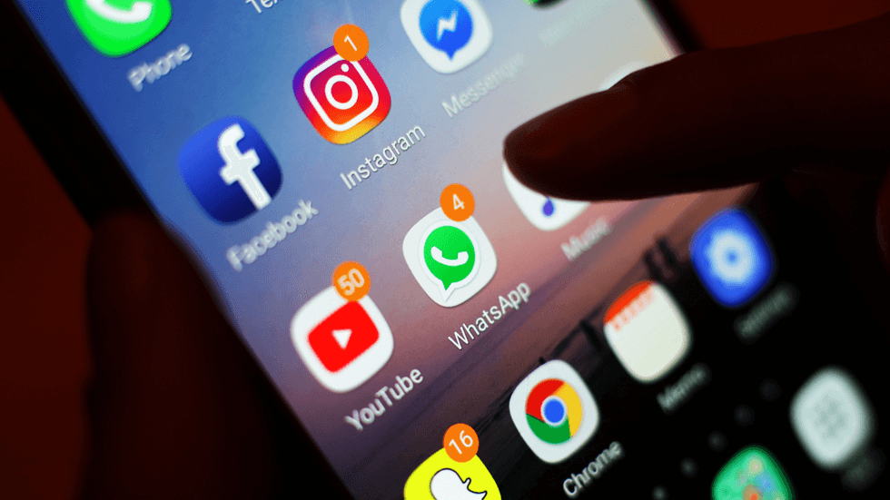 Stock image of a phone screen