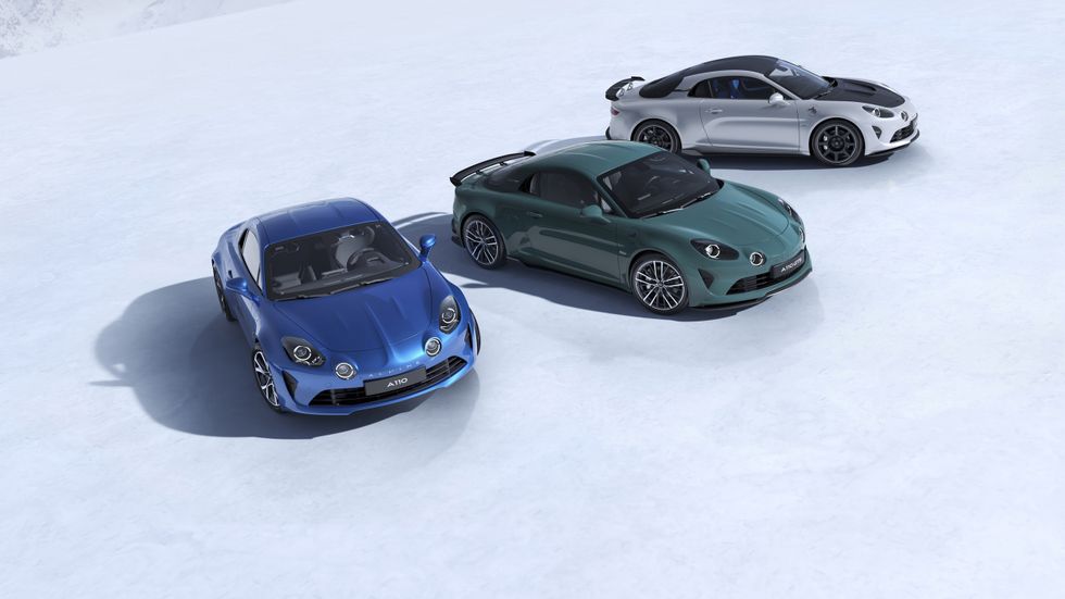 The 2025 Alpine A110 range