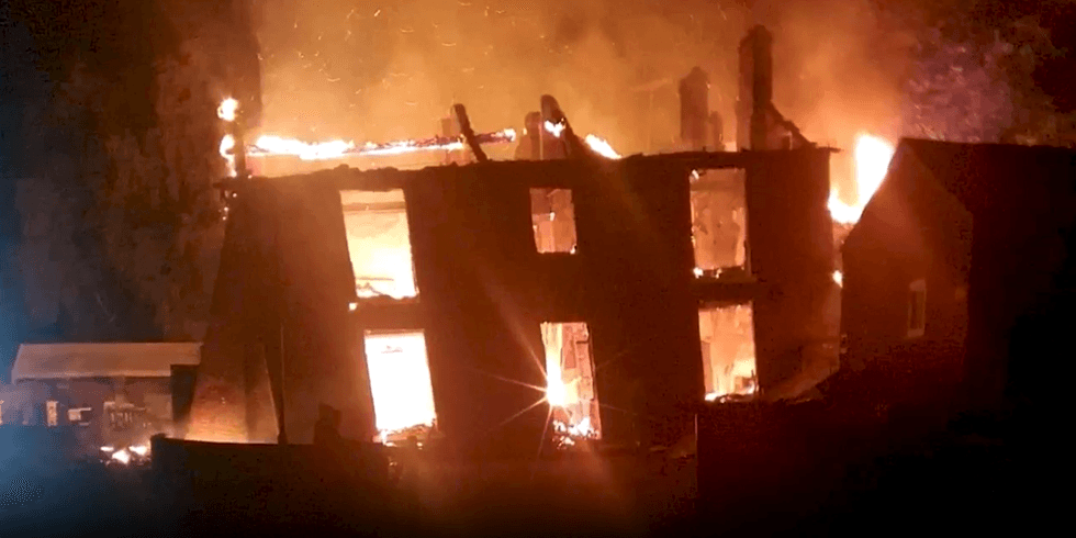 The Crooked House fire