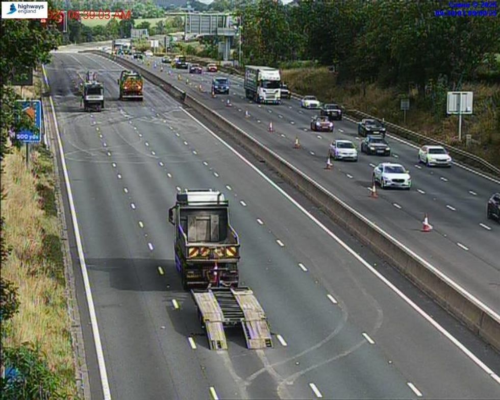 The northbound carriageway of the M6 needs to be resurfaced