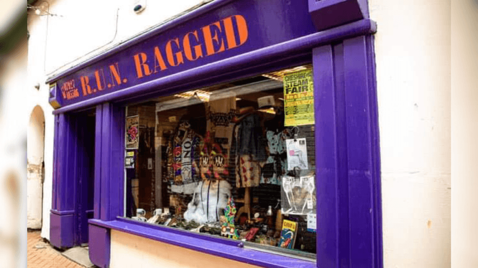 The storefront of Run Ragged