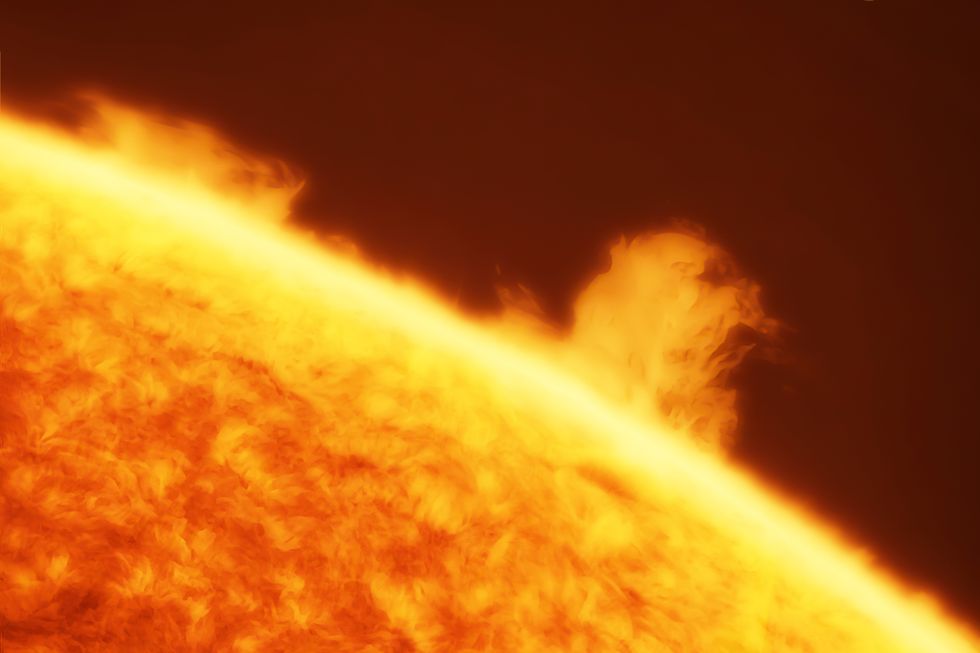 The sun